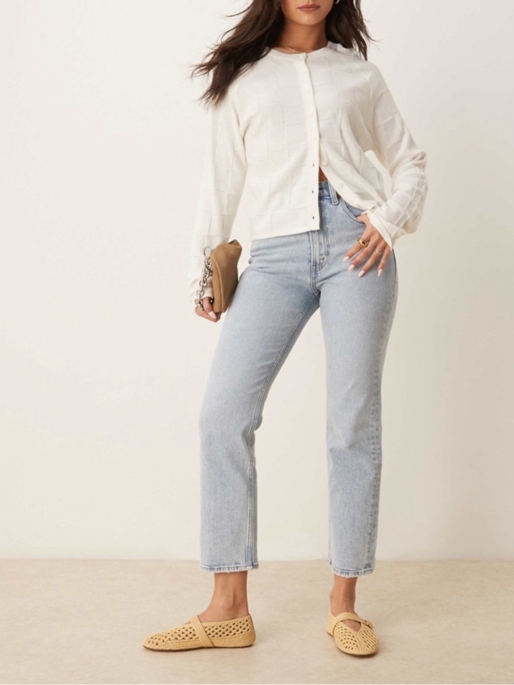 Abercrombie & Fitch The Ankle Straight Ultra High Rise Jeans 29 / 8 Long